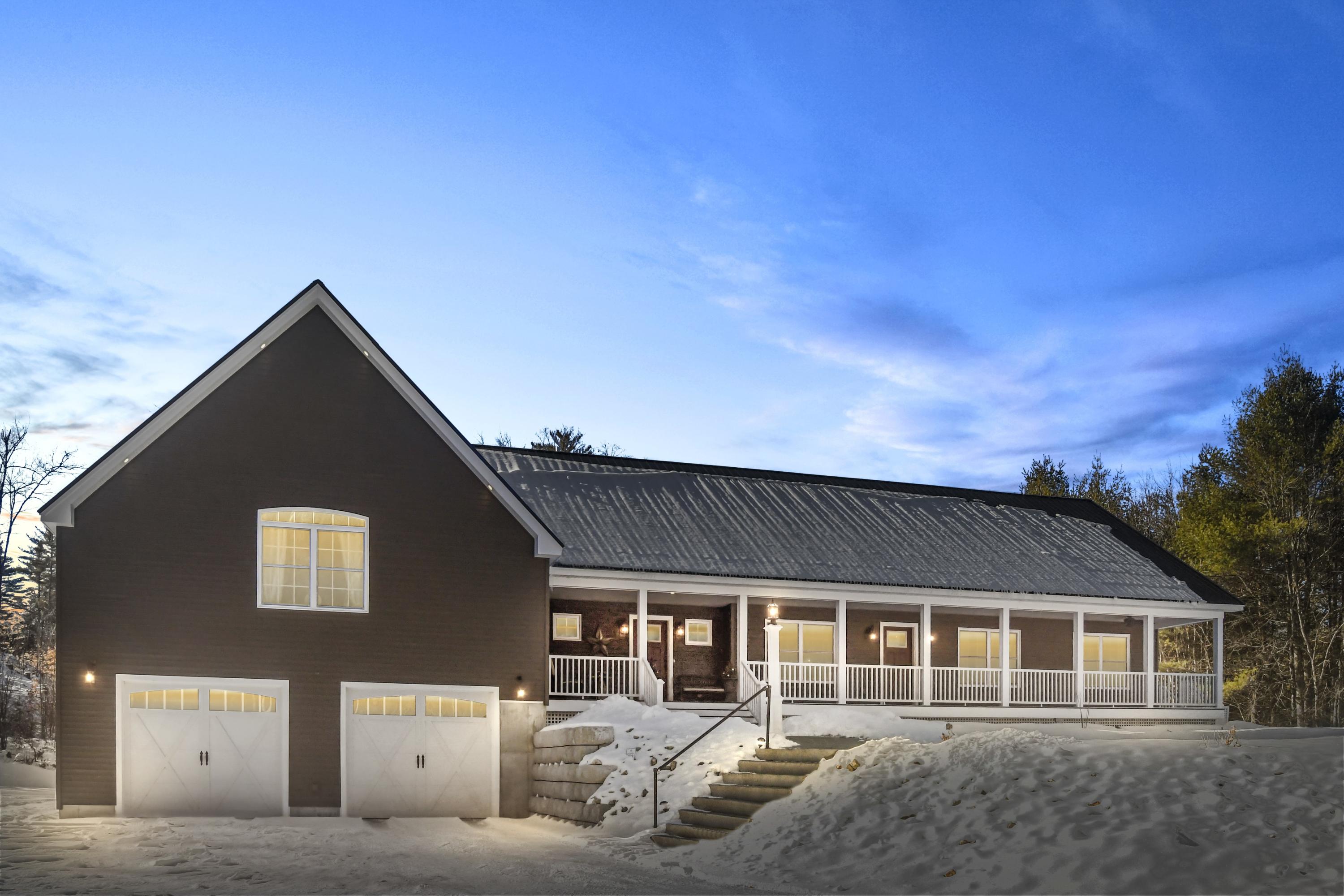 85 Douglas Hill Road West Baldwin, ME 04091 - Photo 1 of 16 Exterior Winter View
