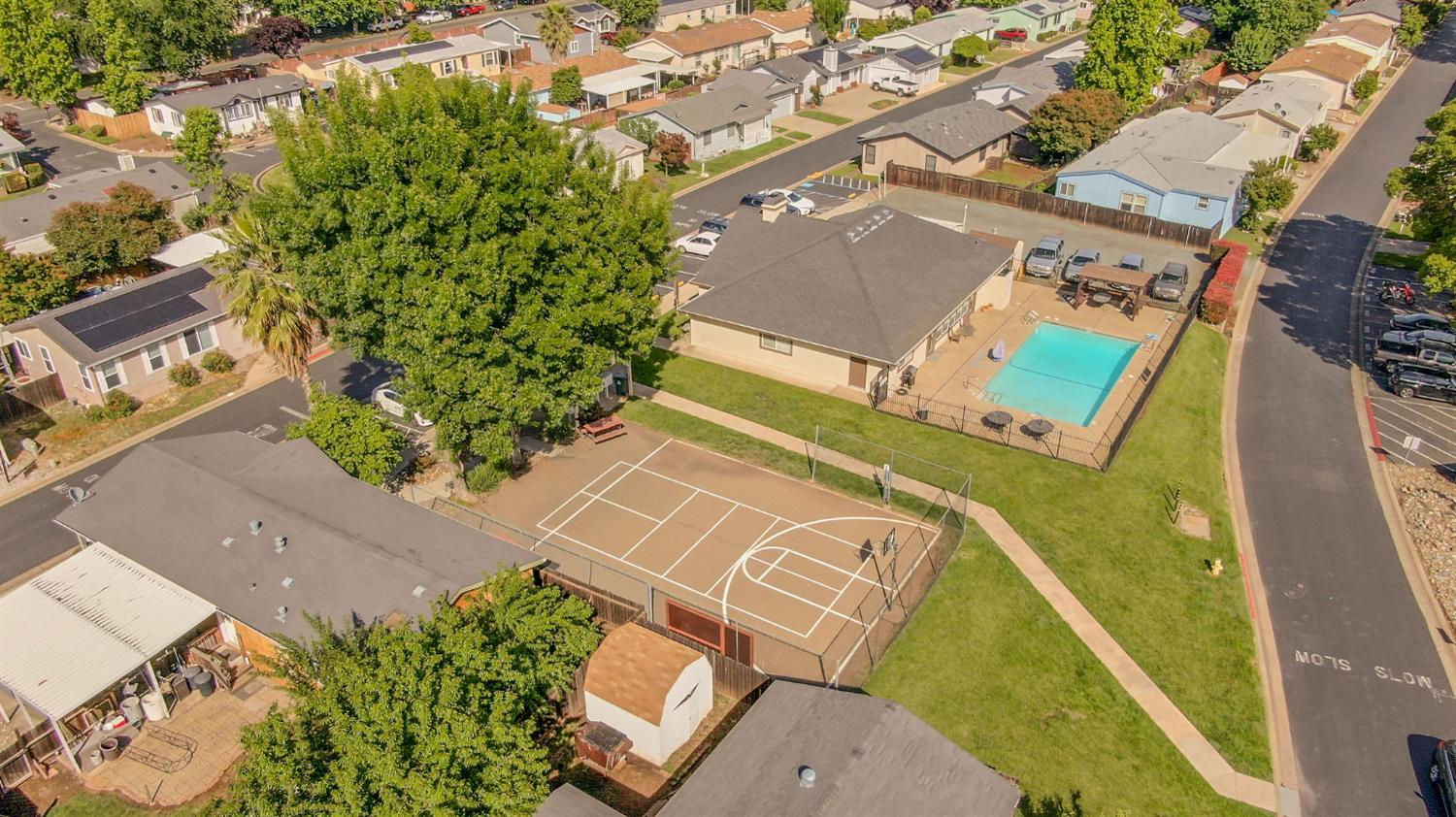 1400 West Marlette Street, Unit 2 Ione, CA 95640 - Photo 71 of 79 an aerial view of a house with a garden