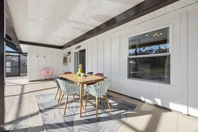 a view of a backyard of a house