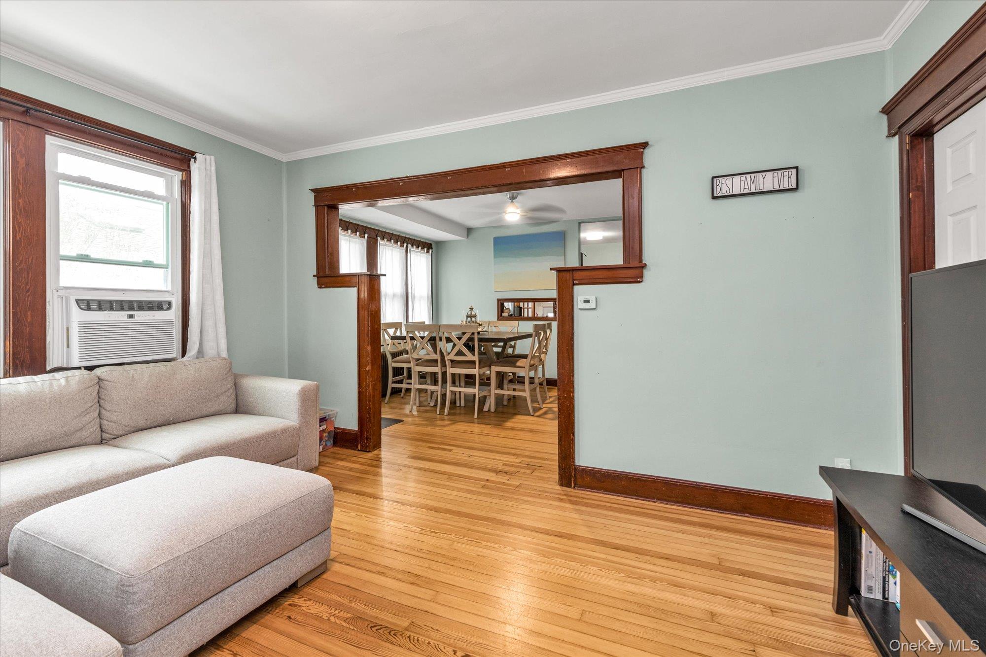 1894 Commonwealth Avenue Merrick, NY 11566 - Photo 7 of 22 a living room with furniture and a flat screen tv