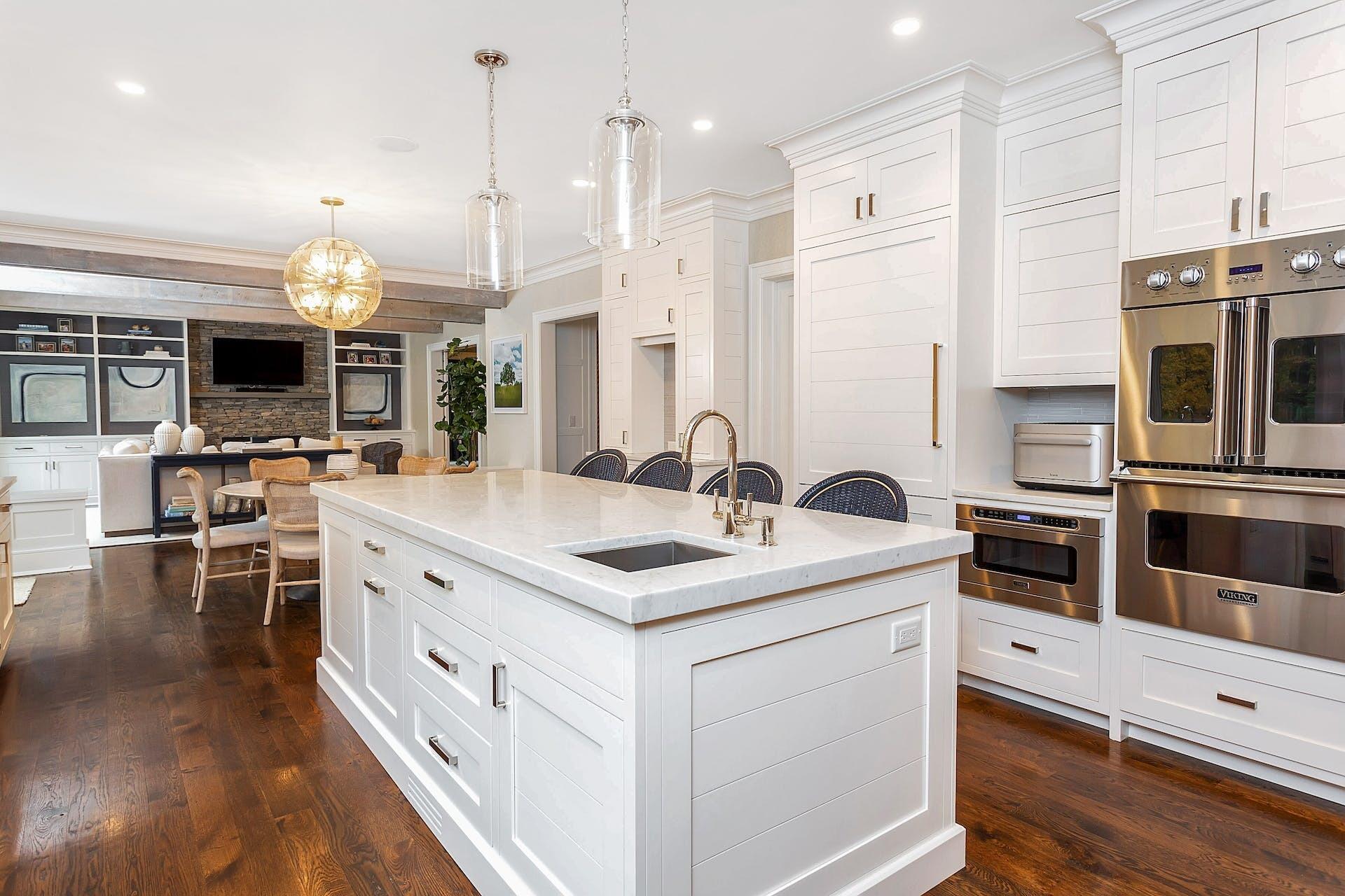 75 Parish Road New Canaan, CT 06840 - Photo 13 of 38 a kitchen with a sink stove and refrigerator