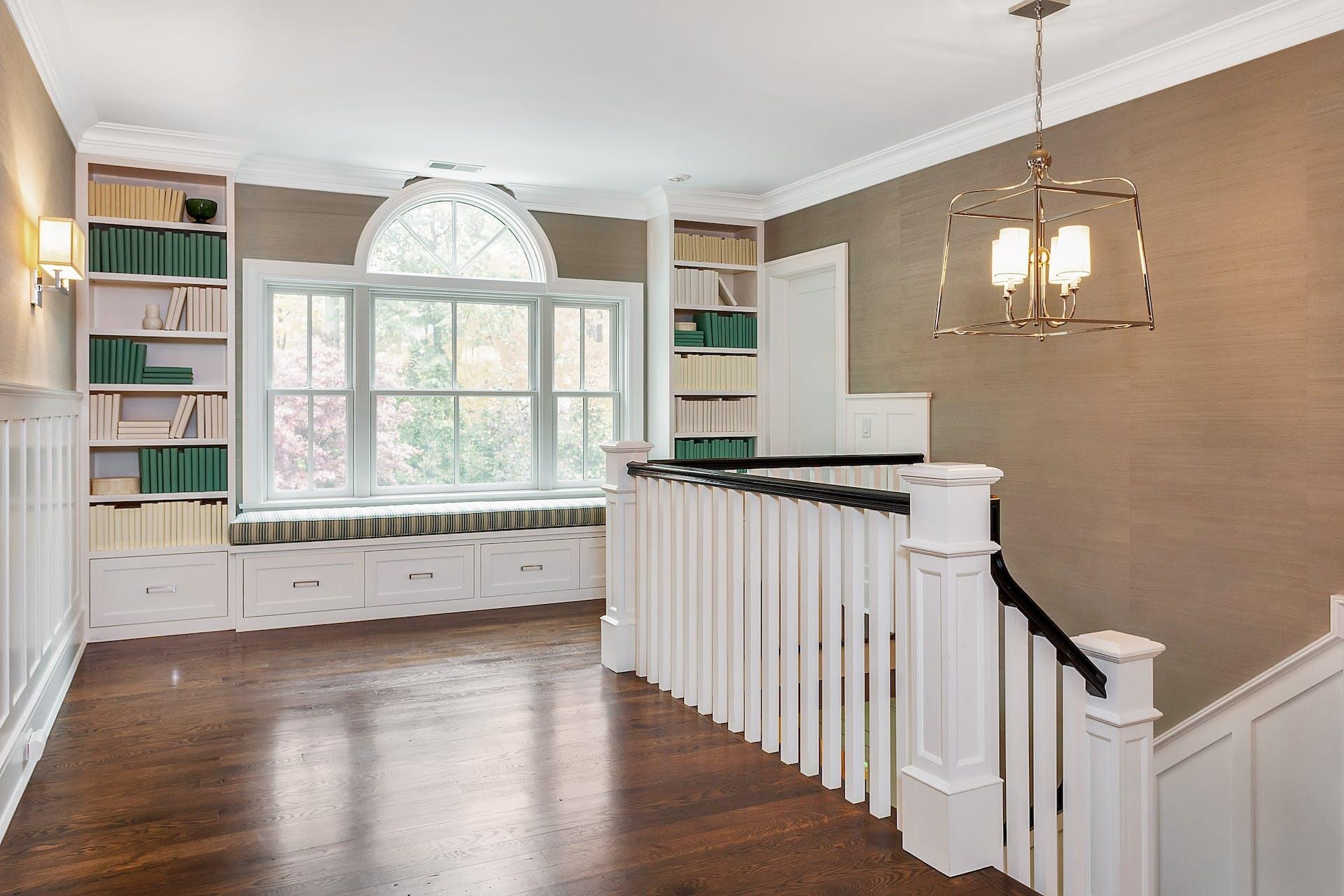 75 Parish Road New Canaan, CT 06840 - Photo 15 of 38 a view of a room with wooden floor and windows