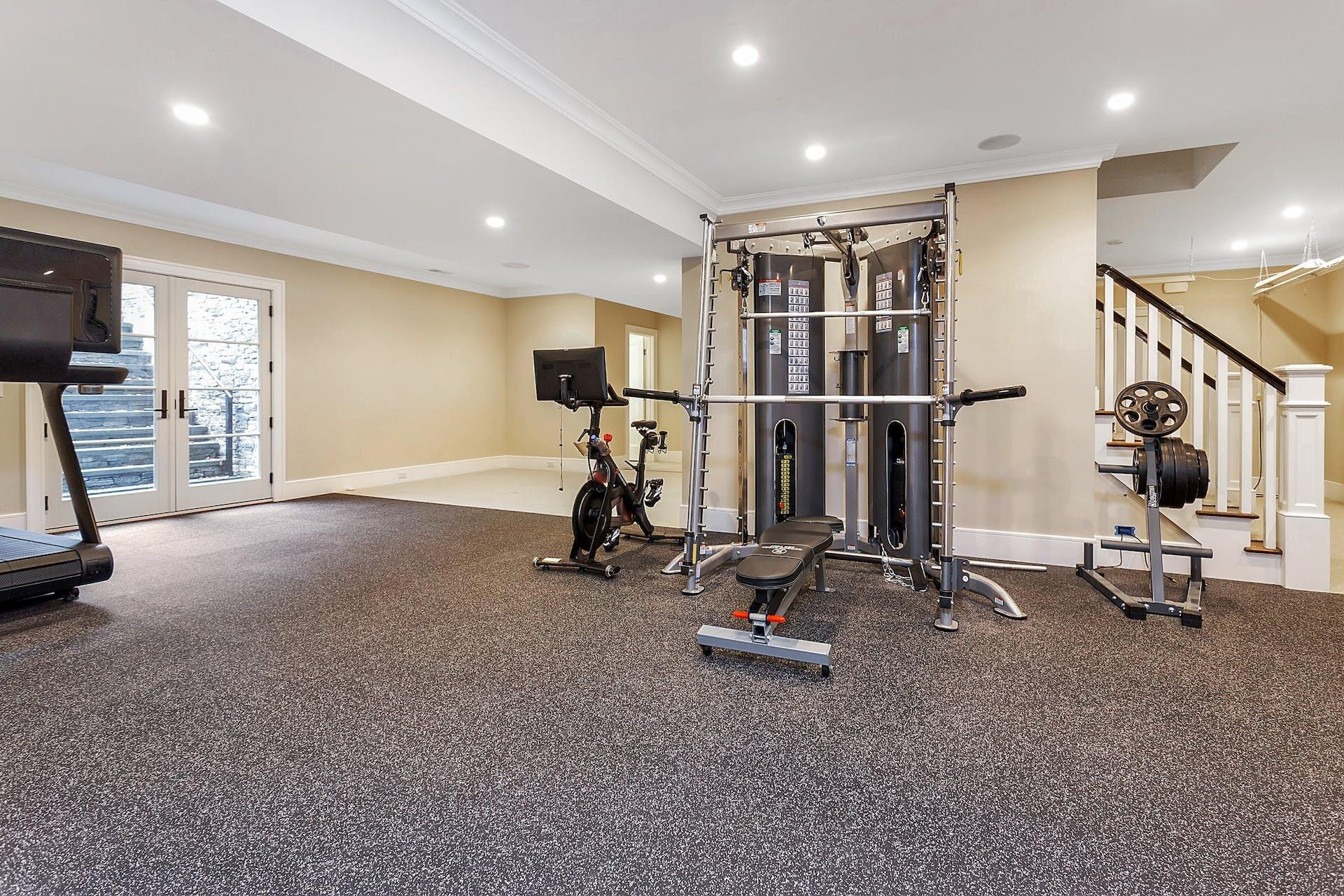 75 Parish Road New Canaan, CT 06840 - Photo 29 of 38 a view of a room with gym equipment
