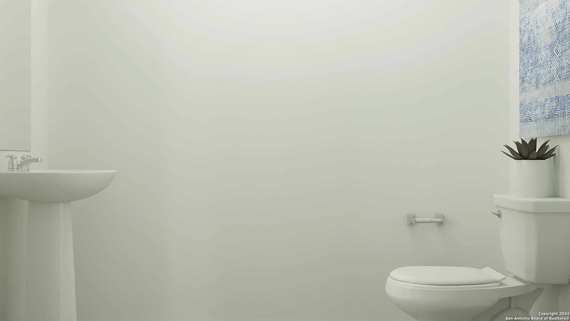 5128 Hagerman Marion, TX 78124 - Photo 17 of 29 a bathroom with a sink a toilet and a mirror