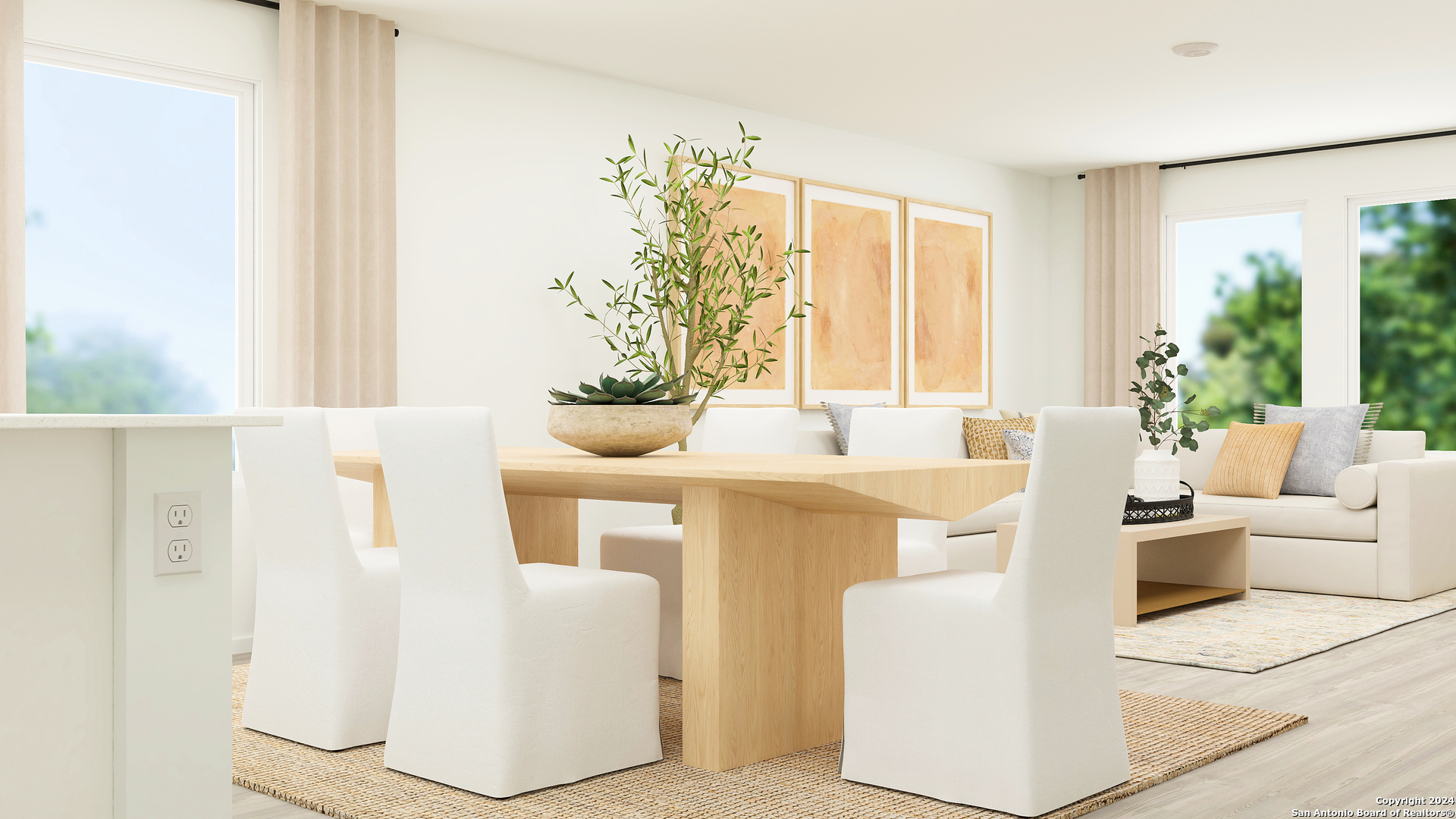 5128 Hagerman Marion, TX 78124 - Photo 5 of 29 a living room with furniture and a large window