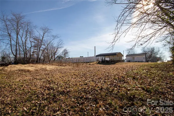 a view of yard with green space