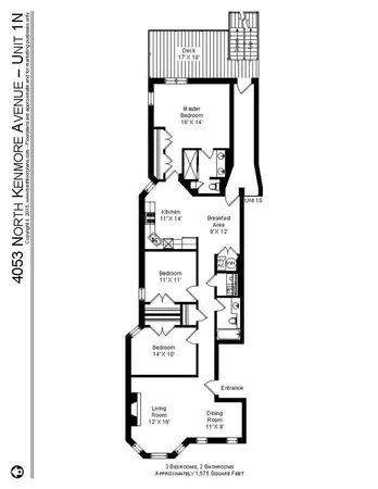 $3,295 | 4051 North Kenmore Avenue, Unit GS, Chicago, IL 60613