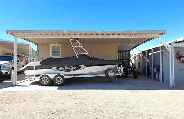 a view of car garage