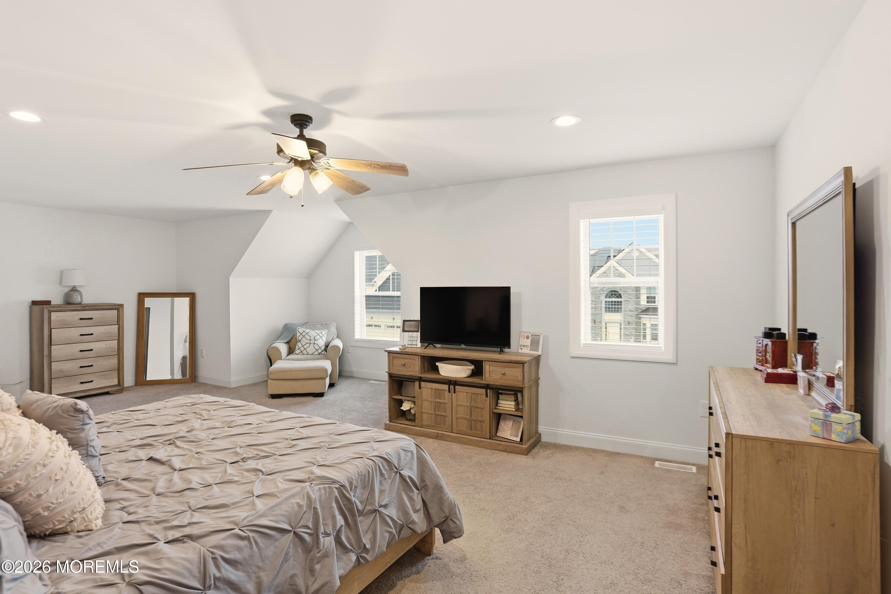 4 Tasha Lane Howell, NJ 07731 - Photo 30 of 55 a bedroom with a bed and a flat screen tv