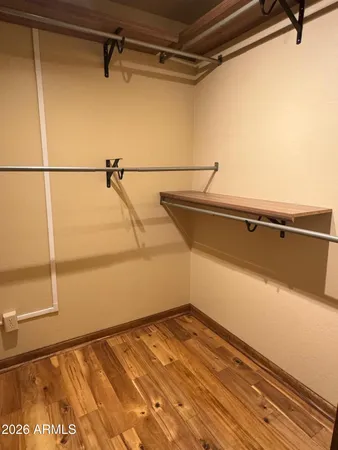 a view of a rack on the wall