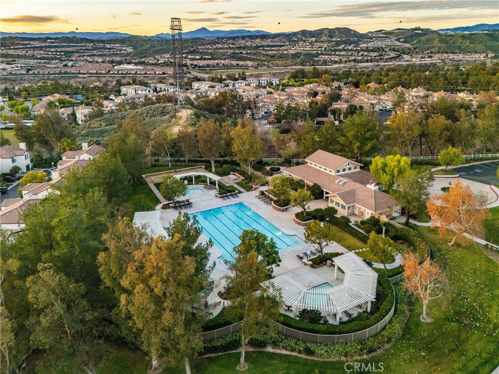 23301 Montecito Place Valencia, CA 91354 - Photo 40 of 41 an aerial view of residential houses with outdoor space
