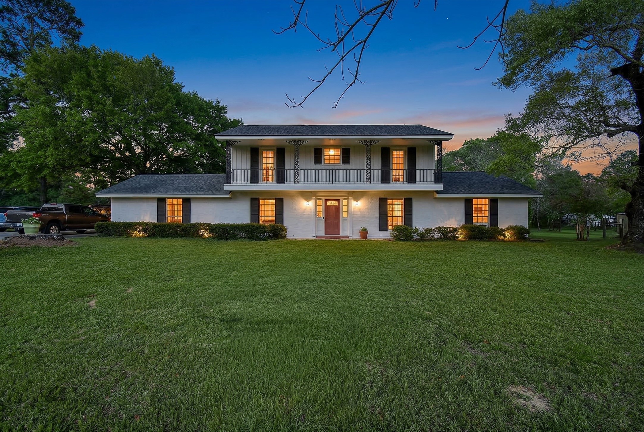 24640 Macedonia Road Hockley, TX 77447 - Photo 3 of 46 a front view of a house with a yard