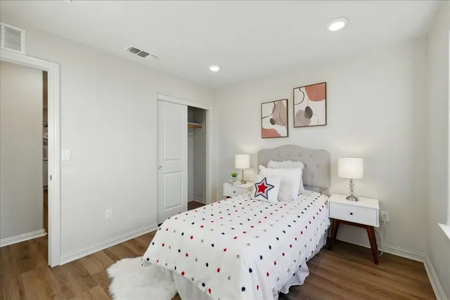 a view of a hallway with washer and dryer