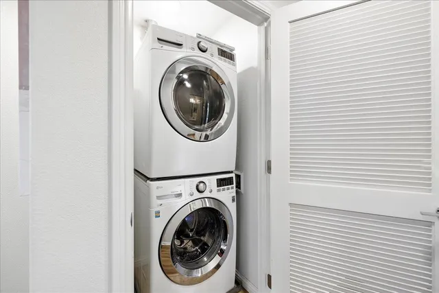 a childrens park with multi story buildings