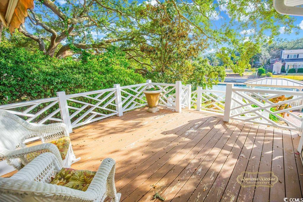 539 Old Field Road Murrells Inlet, SC 29576 - Photo 11 of 39 View of wooden terrace