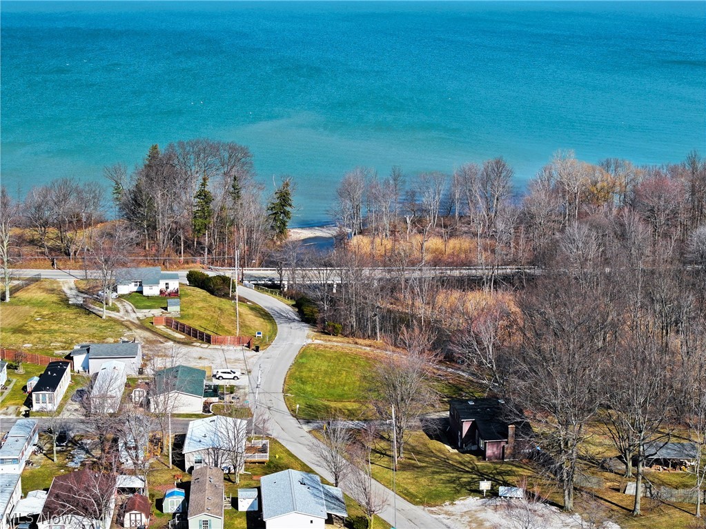 4534 Lake Road East, Unit 71 Geneva, OH 44041 - Photo 4 of 26 Aerial view with a water view