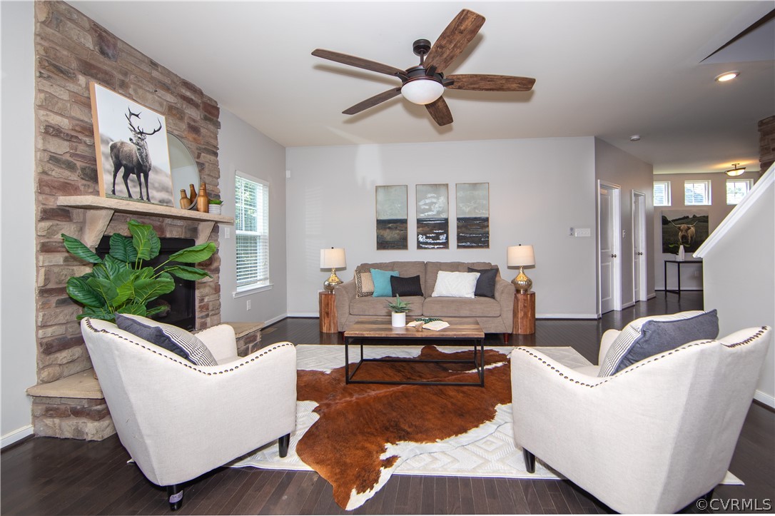 7649 Nicklaus Circle Moseley, VA 23120 - Photo 6 of 36 a living room with furniture and a large window