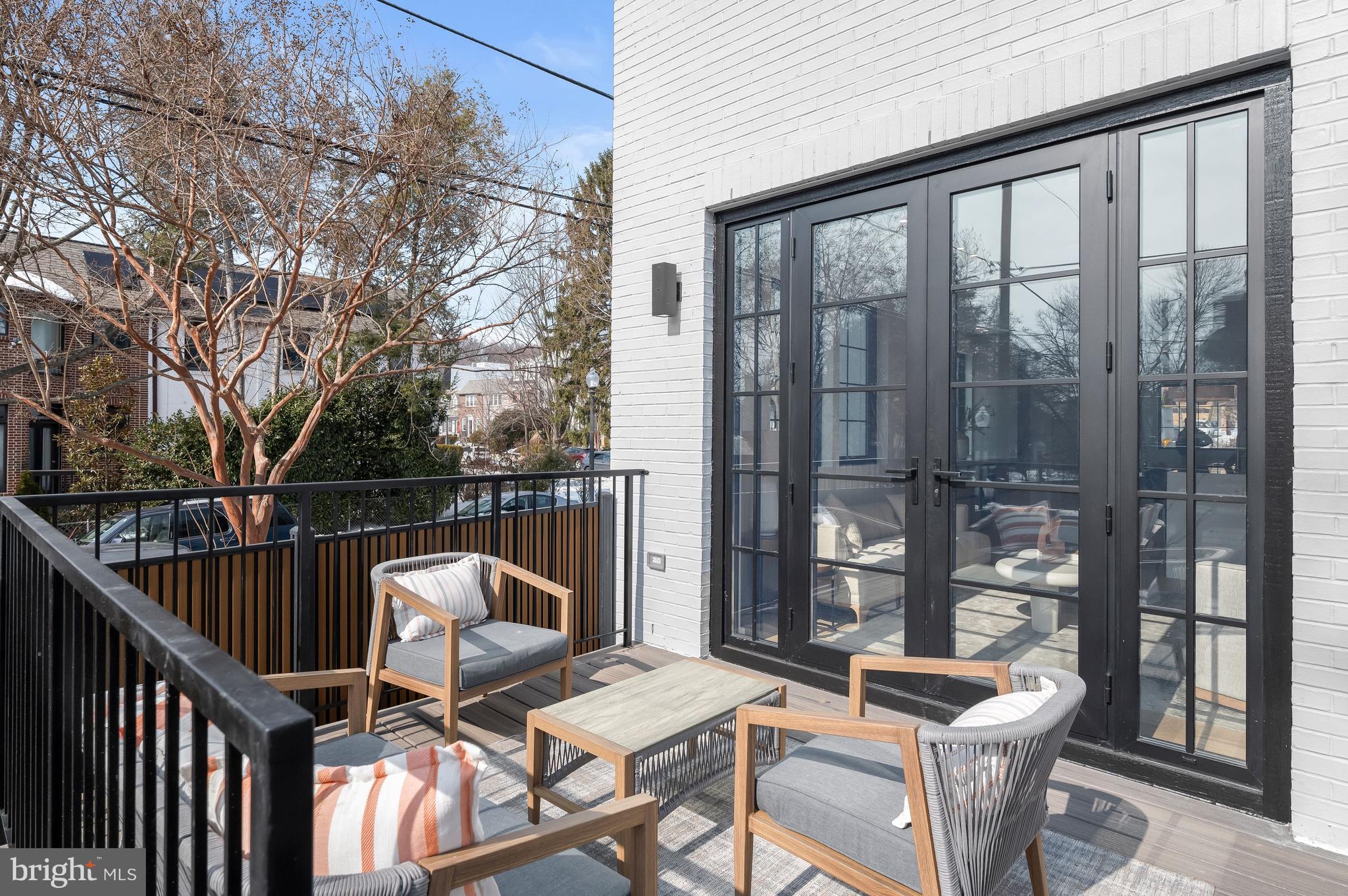 3554 T Street Northwest Washington, DC 20007 - Photo 49 of 54 Main level rear deck