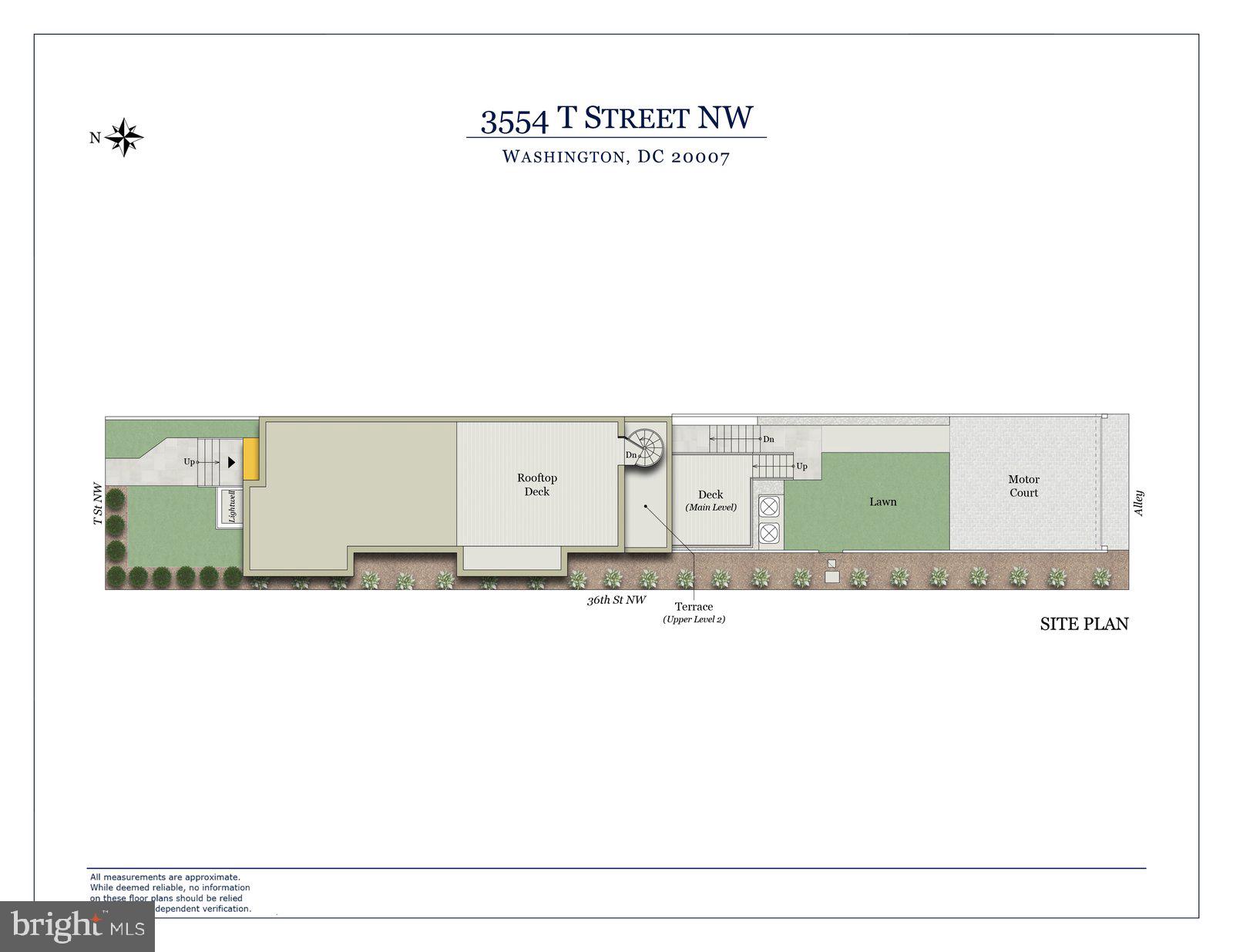 3554 T Street Northwest Washington, DC 20007 - Photo 53 of 54 3554 T St NW Site Plan