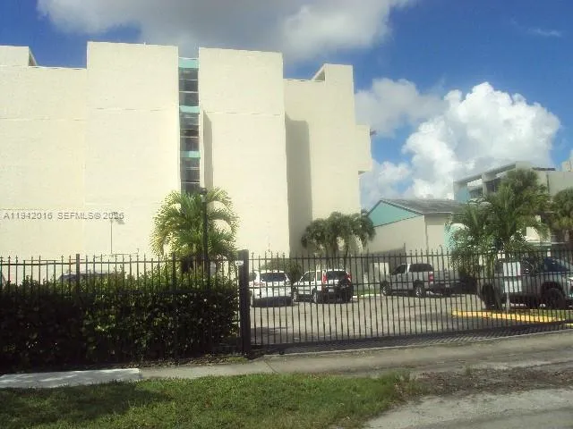 a view of a building with garden