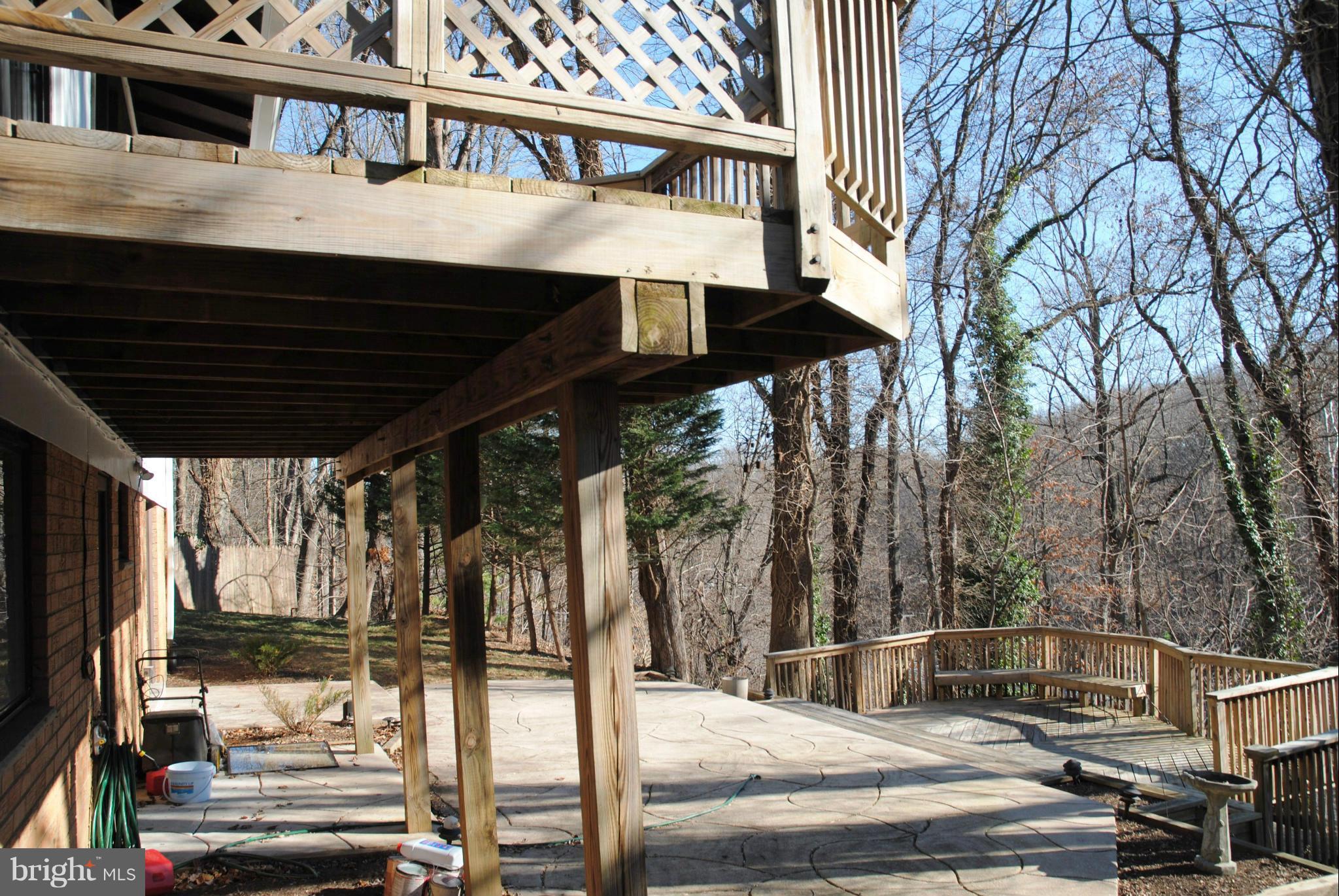 10834 Margate Road Silver Spring, MD 20901 - Photo 14 of 28 View of Patio, Deck above and to the right!