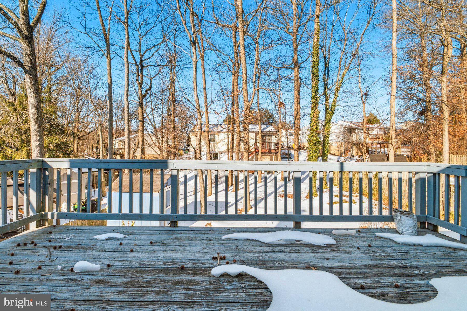 7526 Lemon Tree Court Hanover, MD 21076 - Photo 12 of 27 a view of a yard with wooden fence
