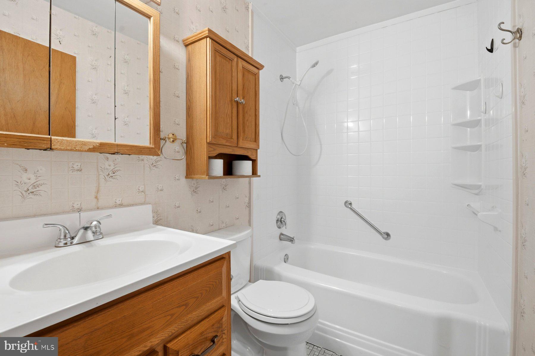 7526 Lemon Tree Court Hanover, MD 21076 - Photo 14 of 27 a bathroom with a sink a toilet and a bathtub