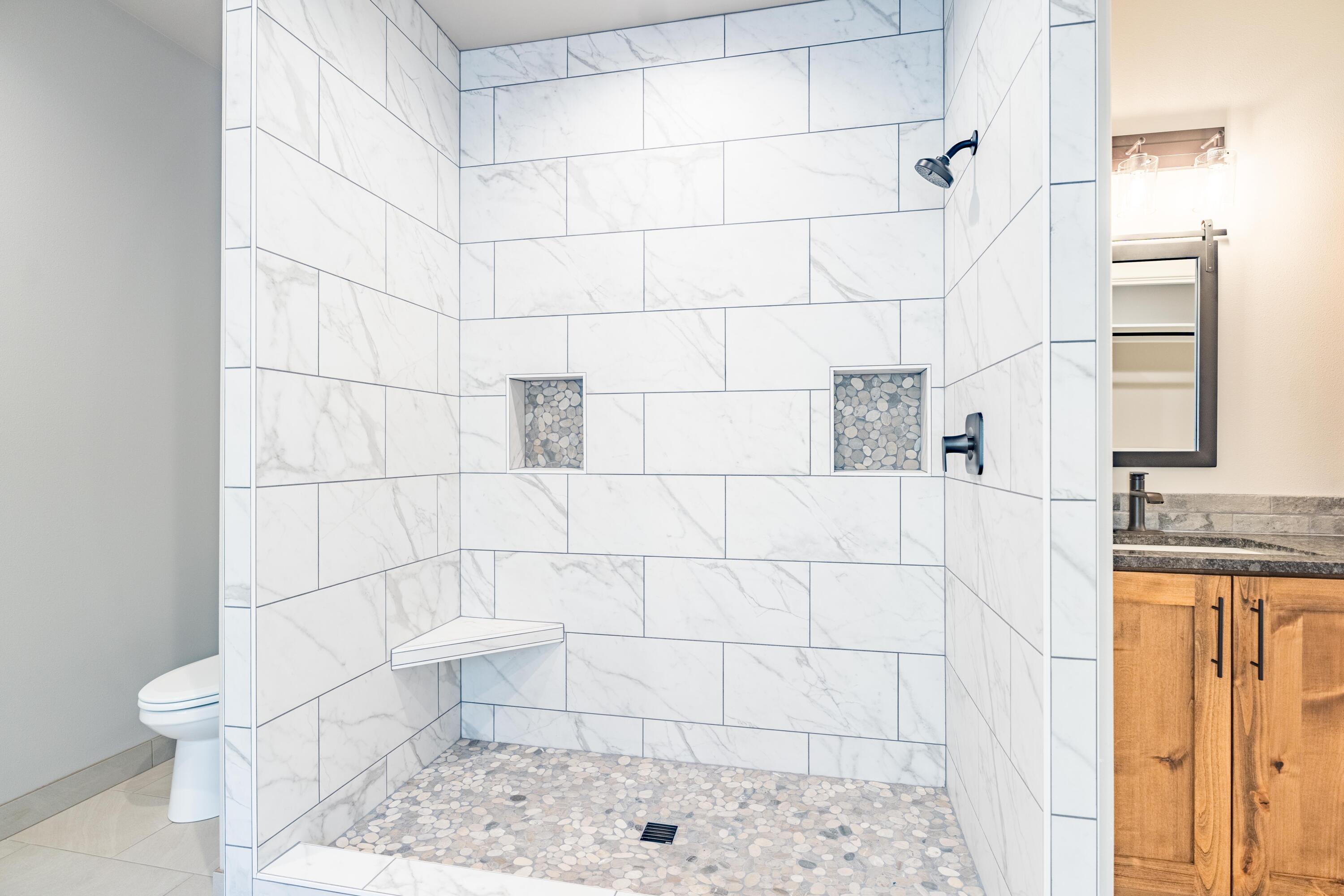 16099 Dyke Road La Pine, OR 97739 - Photo 26 of 37 Primary Shower- Glass Shower Door to be installed
