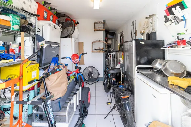 a view of storage and utility room