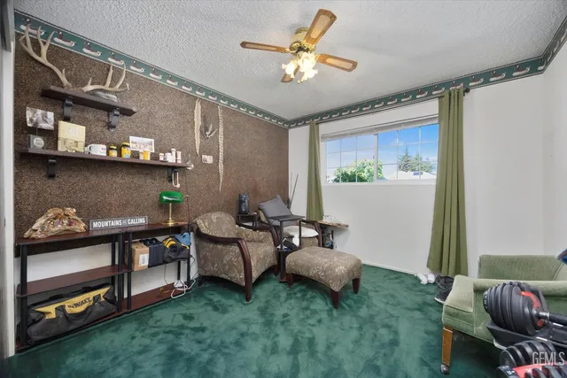 a room with furniture and a window