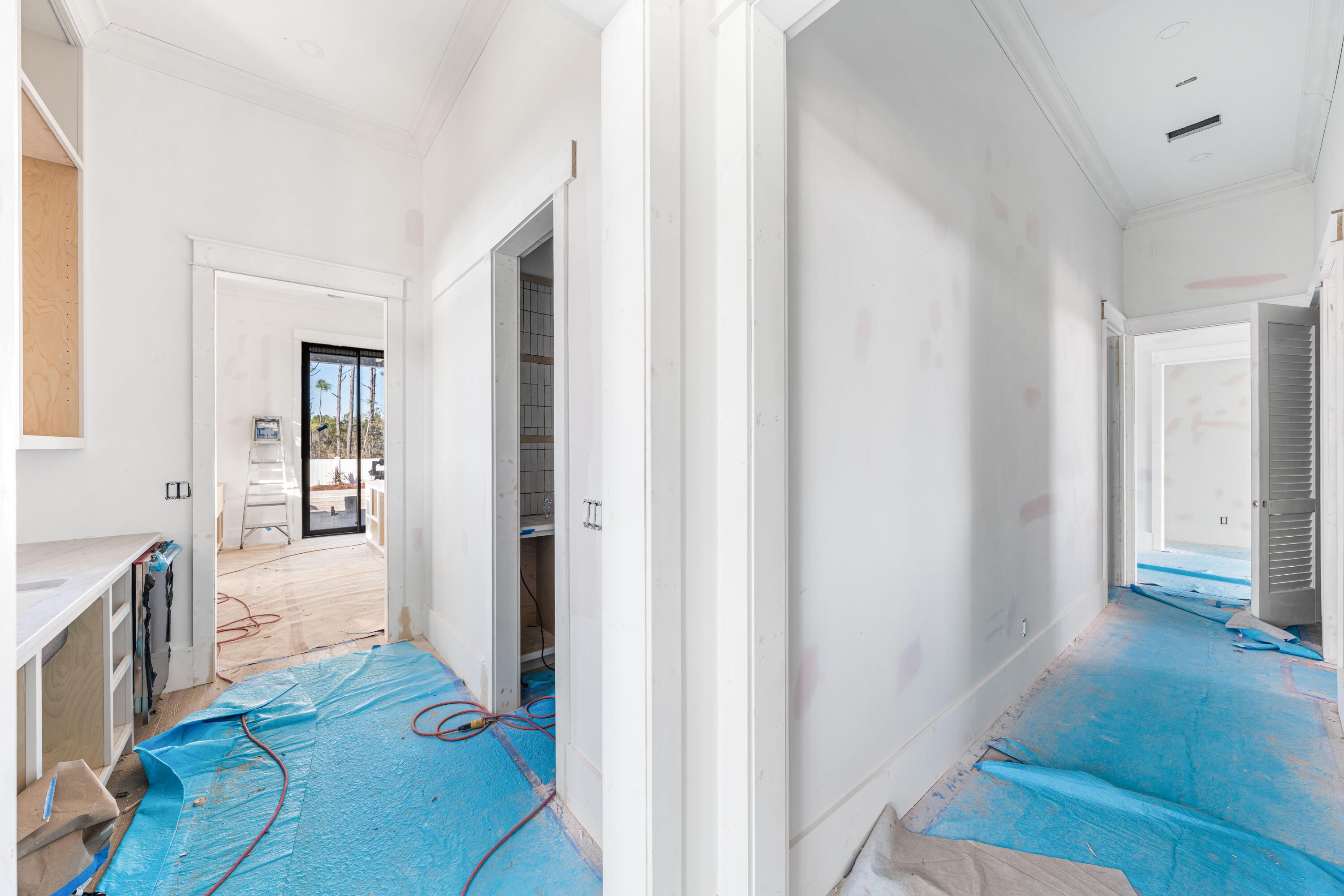 158 Sandcord Dr Inlet Beach Inlet Beach, FL 32461 - Photo 18 of 53 a view of a hallway to a livingroom and a livingroom with furniture