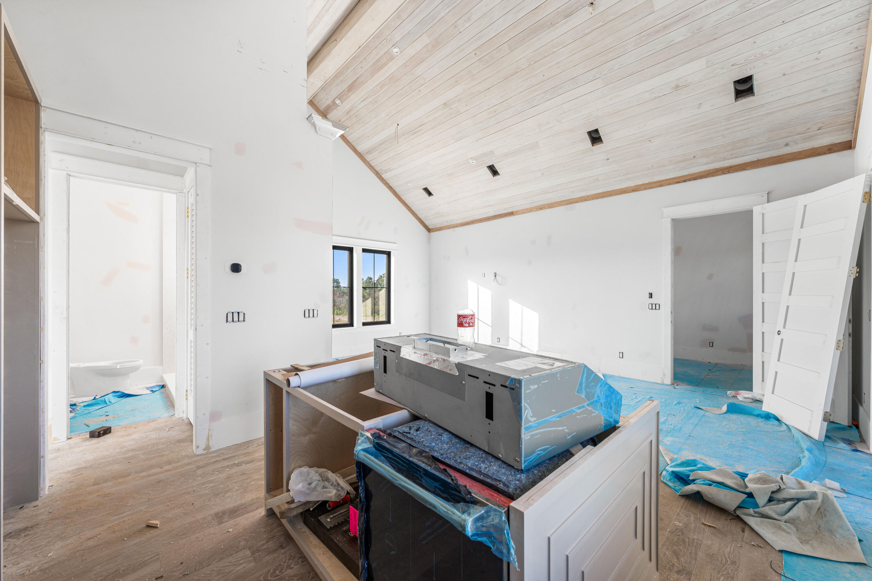158 Sandcord Dr Inlet Beach Inlet Beach, FL 32461 - Photo 47 of 53 a living room with a couch and a table with wooden floor