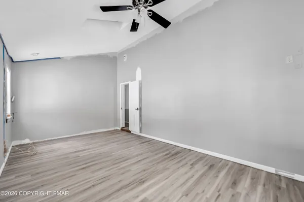 wooden floor in an empty room