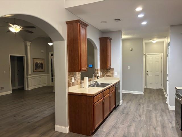 50 Blue Grass Way Oxford, GA 30054 - Photo 9 of 36 a bathroom with a sink and a mirror