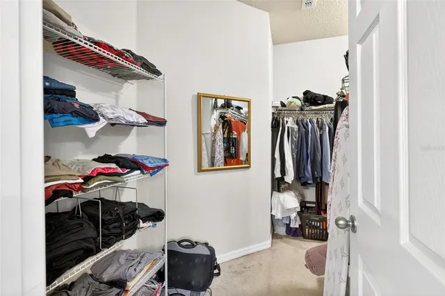 a large room with large windows