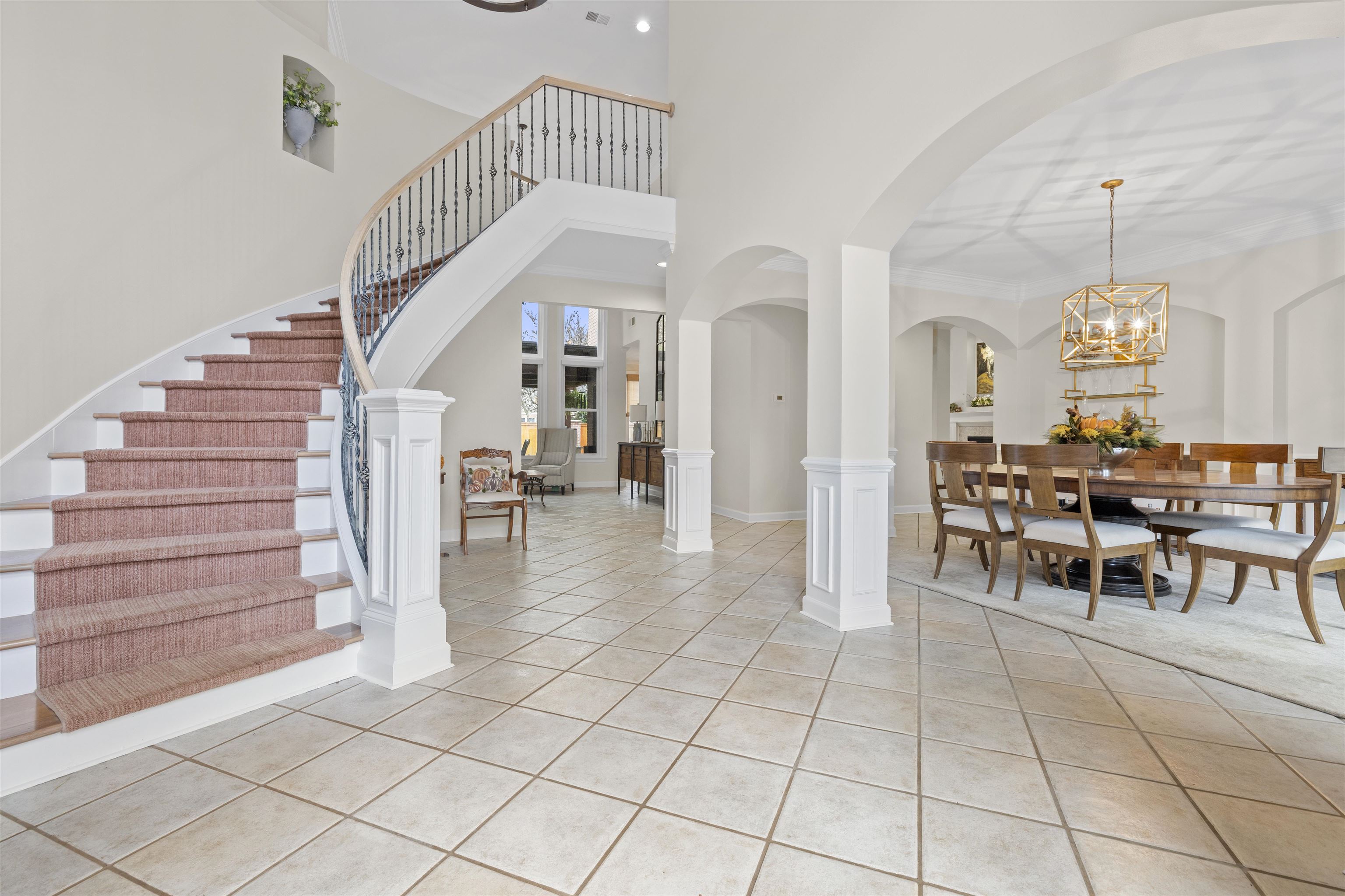2163 Houston Pass Collierville, TN 38139 - Photo 3 of 30 a view of entryway and hall with dining room