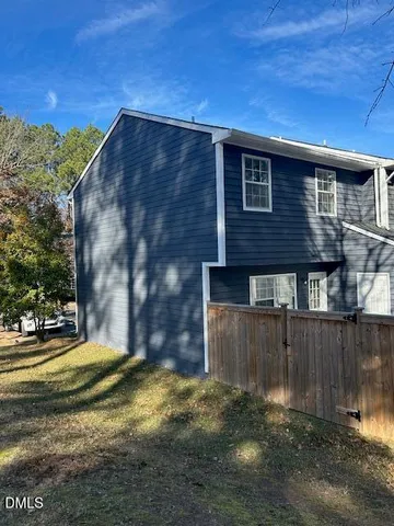 a backyard of a house
