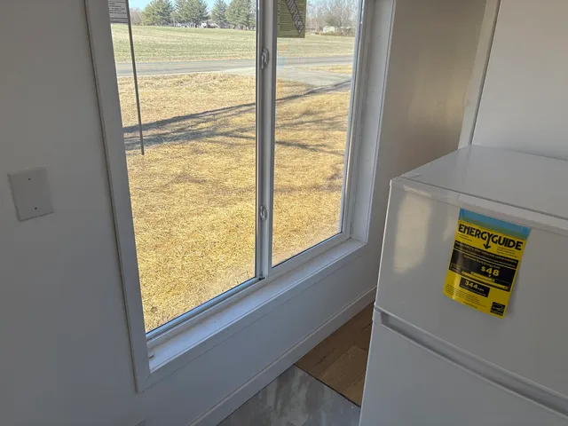 a close view of light fixtures and washer and dryer