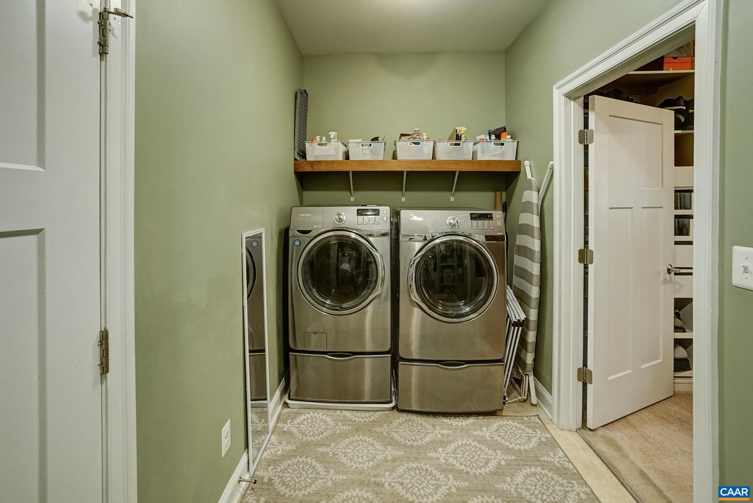 7652 Birchwood Hill Road Crozet, VA 22932 - Photo 40 of 64 a utility room with dryer and washer