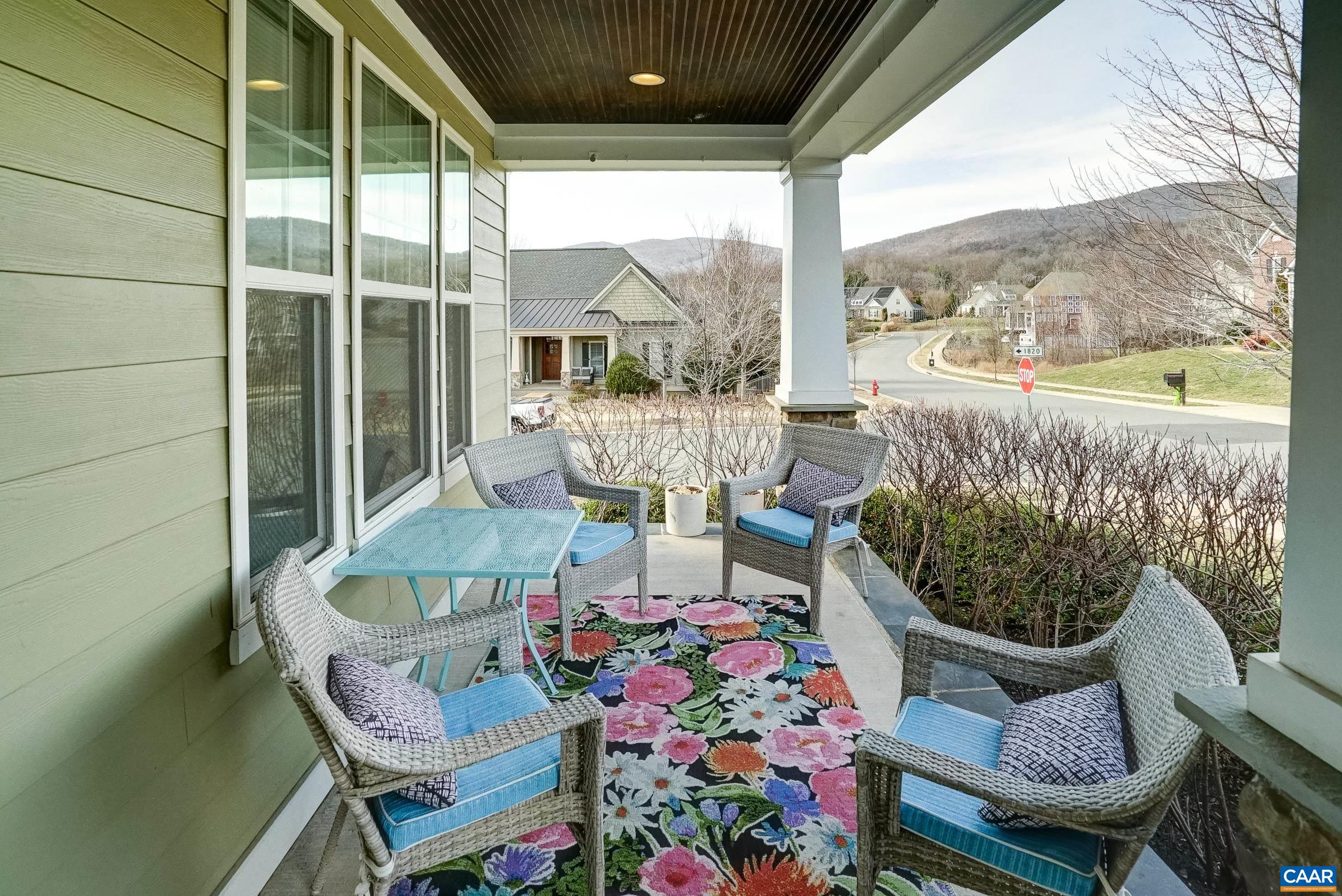 7652 Birchwood Hill Road Crozet, VA 22932 - Photo 5 of 64 a outdoor living space with furniture and garden view