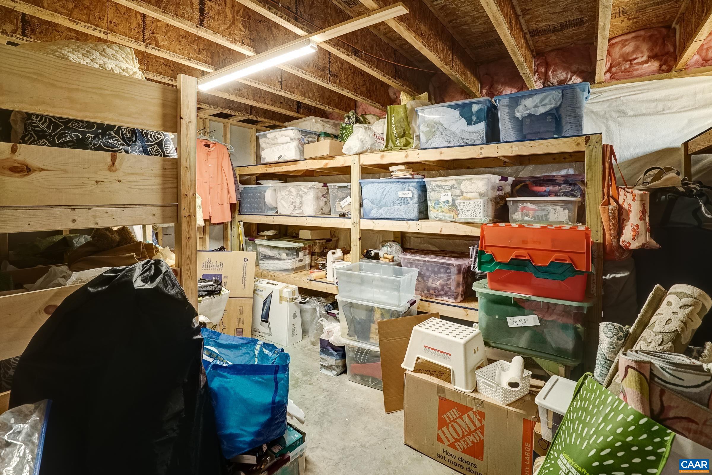7652 Birchwood Hill Road Crozet, VA 22932 - Photo 53 of 64 Unfinished storage area.