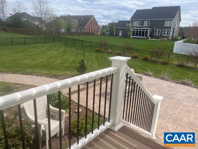 7652 Birchwood Hill Road Crozet, VA 22932 - Photo 54 of 64 a view of a wooden deck and a yard with swimming pool
