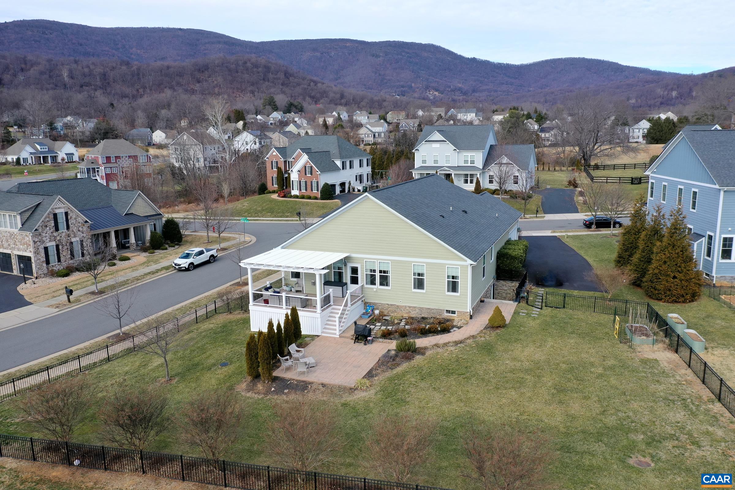 7652 Birchwood Hill Road Crozet, VA 22932 - Photo 59 of 64 Enjoy sunsets in the Blue Ridge Mountains from the rear deck and patio.