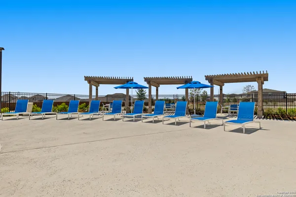 a view of outdoor space with seating