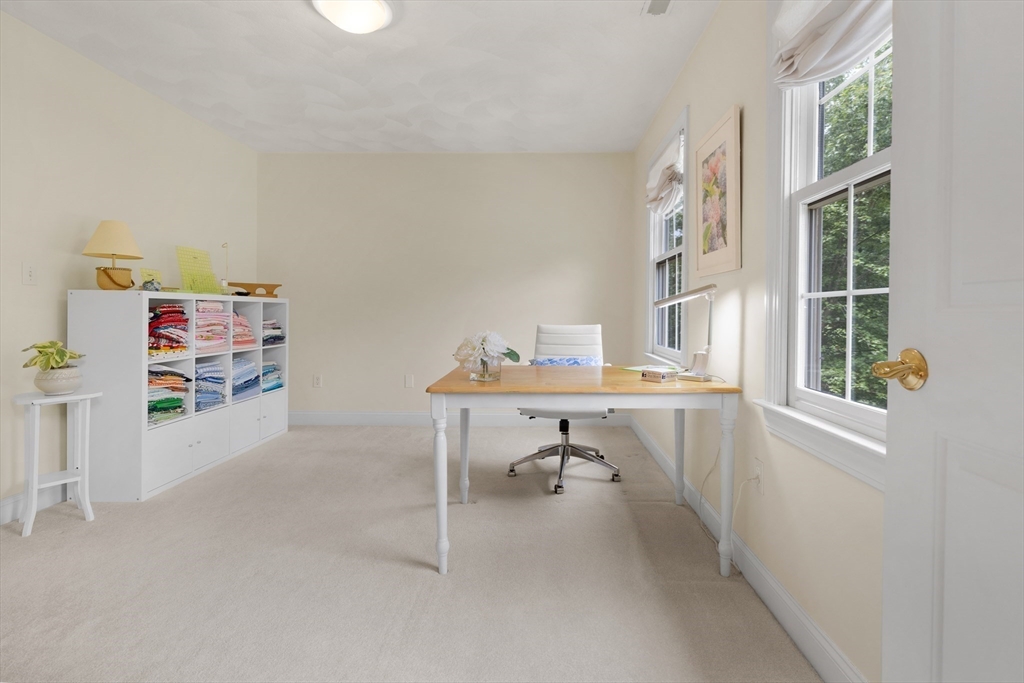 4 Coderre Way Andover, MA 01810 - Photo 25 of 35 a view of a workspace with furniture and a window