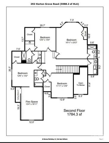 a view of a lake with a houses