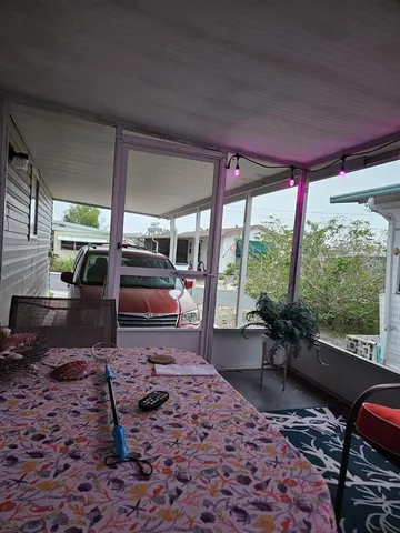 a very nice looking room with a large window