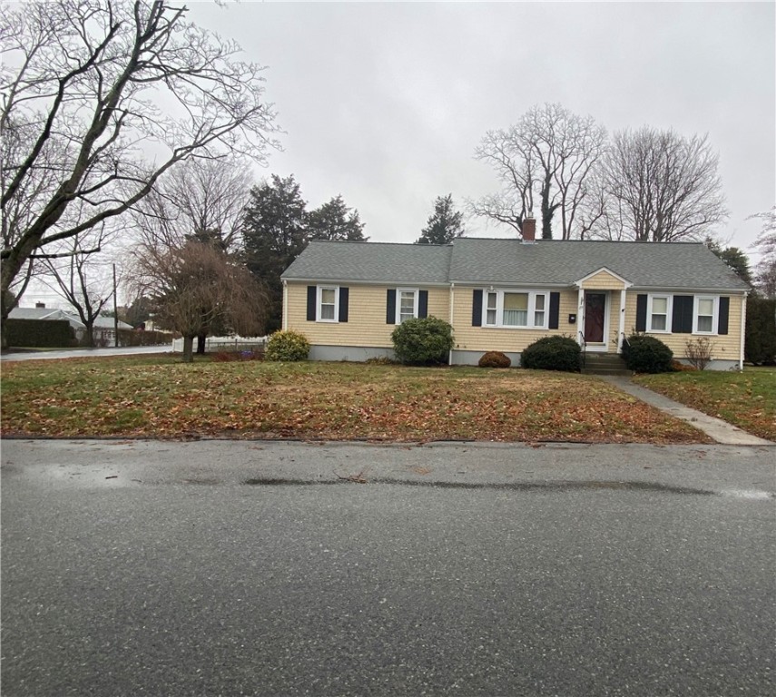 Front view of house