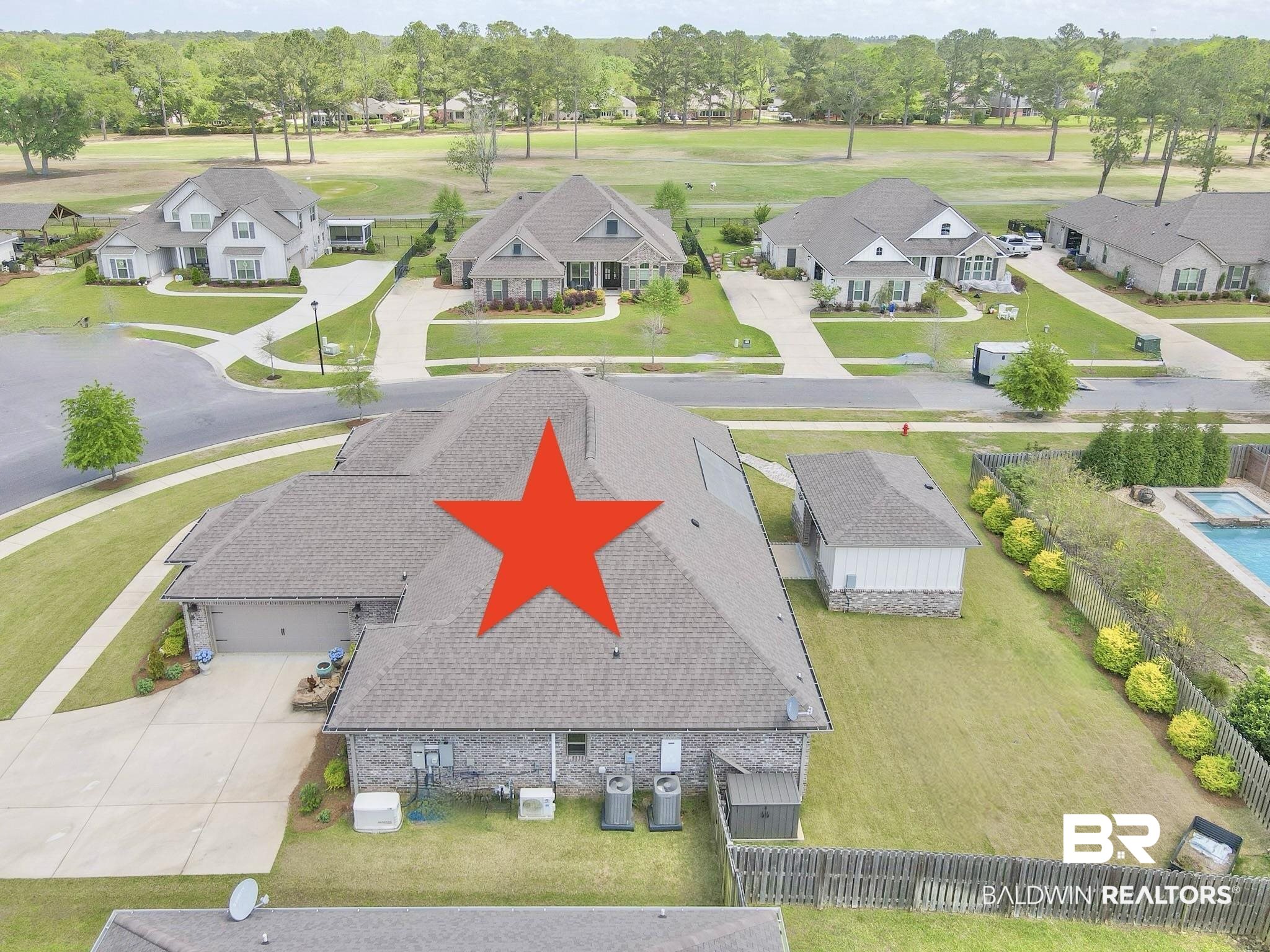 291 Hemlock Drive Fairhope, AL 36532 - Photo 63 of 65 Aerial perspective of suburban area