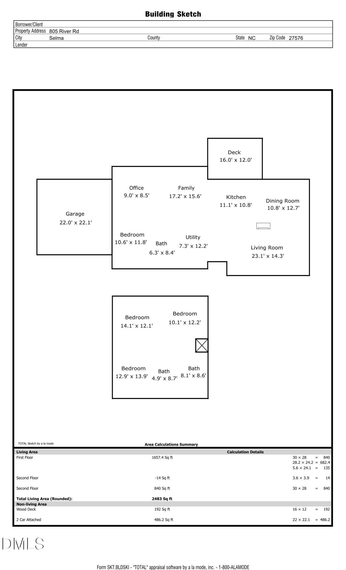 805 River Road Selma, NC 27576 - Photo 39 of 39 Floor Plan - 805 River Rd, Selma, NC 275